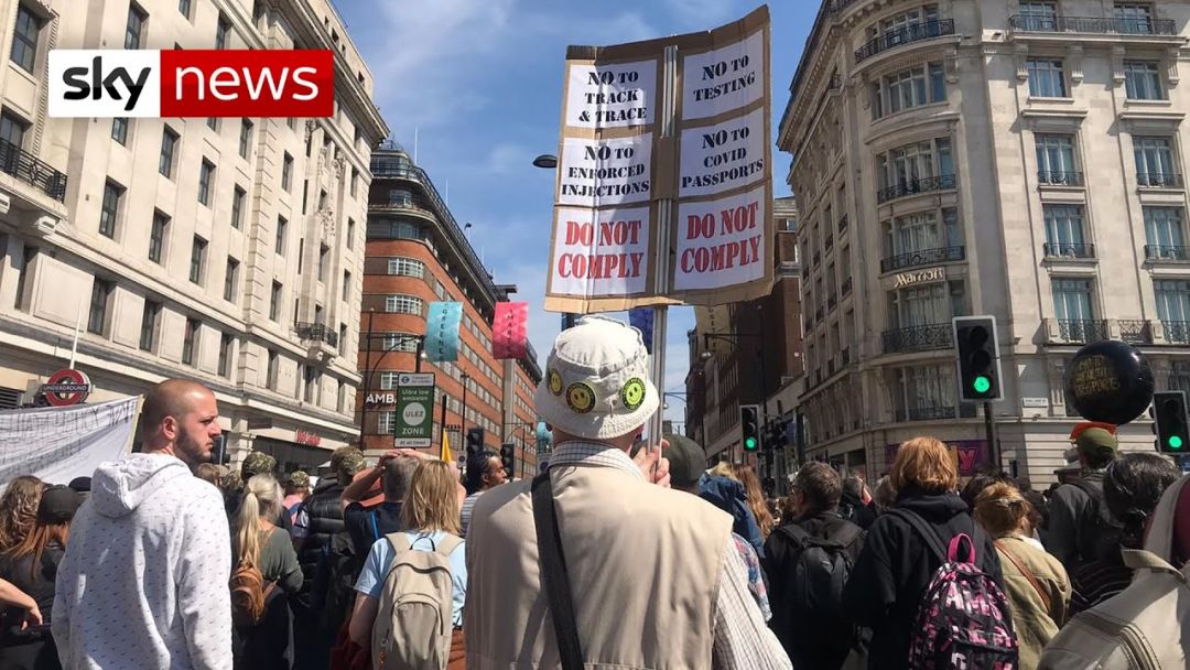 COVID-19 UK: Thousands Protest Coronavirus Rules In London