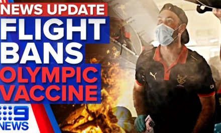 India’s Horror Second Wave, Flight Bans, Olympian Vaccines | Coronavirus | 9 News Australia