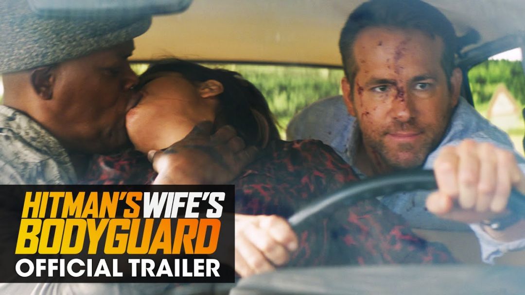 Hitman’s Wife’s Bodyguard 2021 Movie Trailer Ryan Reynolds Samuel L Jackson Salma Hayek