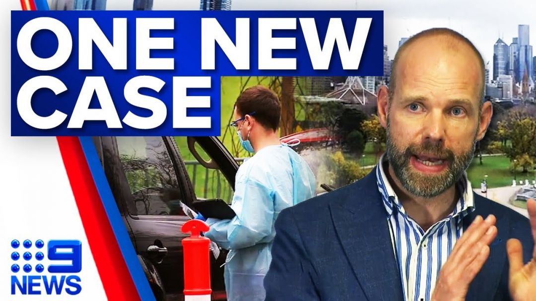 Victoria Records One New COVID-19 Case | Coronavirus | 9 News Australia
