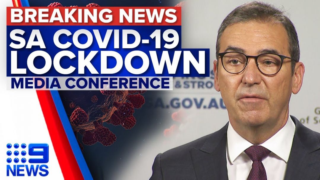 Seven-day COVID-19 Lockdown For SA | Coronavirus | 9 News Australia