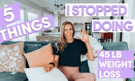 5 Things I STOPPED Doing To Lose 45 Lbs | My Healthy Weight Loss Story