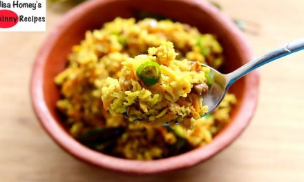 Oats Upma Recipe – Oats Recipes For Weight Loss – Healthy Gluten Free Breakfast | Skinny Recipes