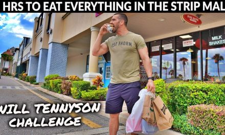 4 Hours To Eat EVERYTHING In The Strip Mall | Will Tennyson Food Challenge Cheat Day