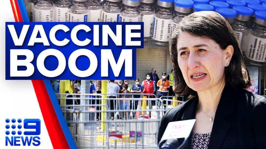 COVID-19 Vaccination Rates Surge In Sydney Suburbs | Coronavirus | 9 News Australia