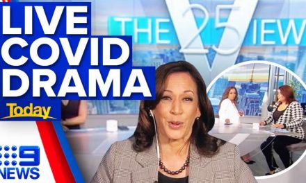 US Hosts Rushed Off Set After Positive COVID-19 Case | Coronavirus | 9 News Australia