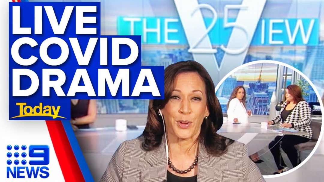 US Hosts Rushed Off Set After Positive COVID-19 Case | Coronavirus | 9 News Australia
