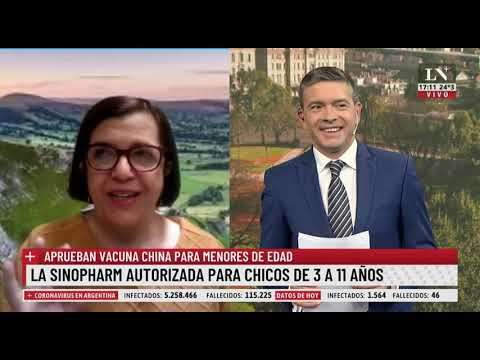 Coronavirus: Autorizan La Vacuna Sinopharm Para Chicos De 3 A 11 Años – Entrevista A Martha Cohen