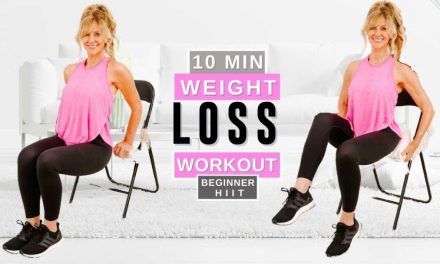 10 Minute Chair Workout For Weight Loss | Women Over 50!