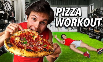 Eat A WHOLE Pizza Workout Challenge (Don’t Try This)