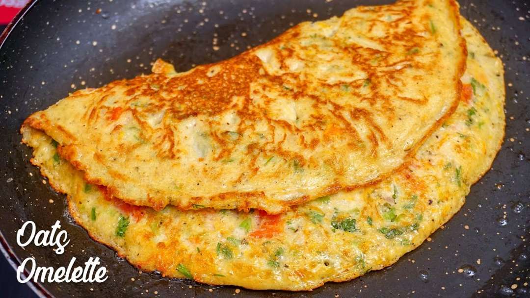 Oats Omelette | Weight Loss Food | Healthy Breakfast Recipe | Oats Omlet Recipe