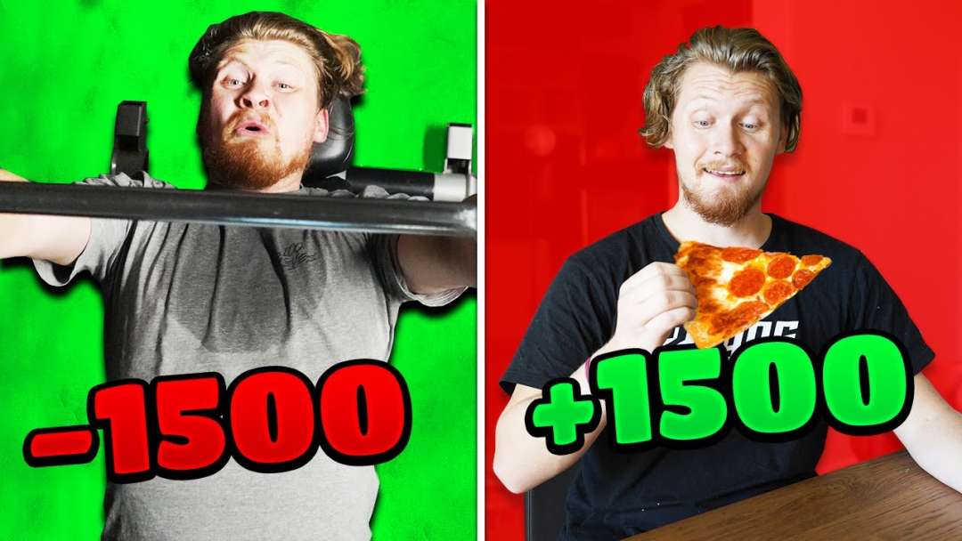 Eating & Burning 1500 Calorie Pizza In 2 Hours Challenge!