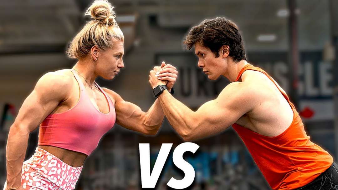 WHO’S STRONGER? | Male Vs Female Bodybuilder