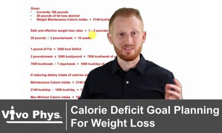 Daily And Weekly Calorie Deficit Goal Planning For Weight Loss