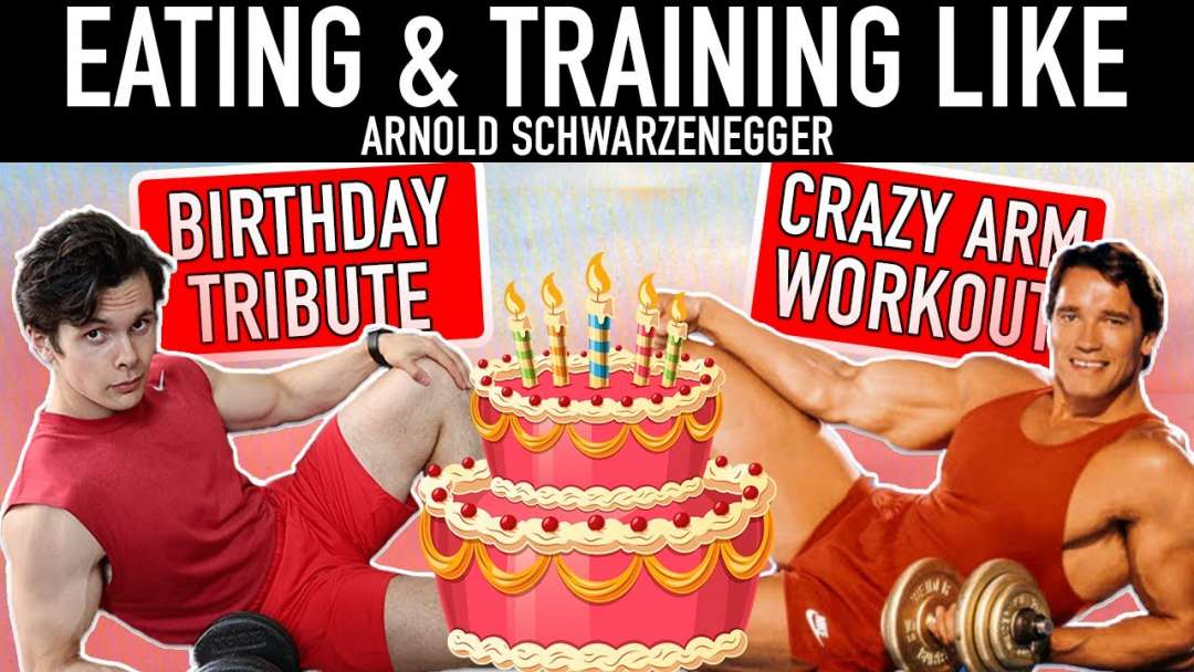 EATING & TRAINING Like Arnold Schwarzenegger | Birthday Tribute | Arms & Shoulder Workout