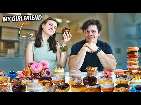 Donut Cheat Day Challenge! (Girlfriend Vs Boyfriend)