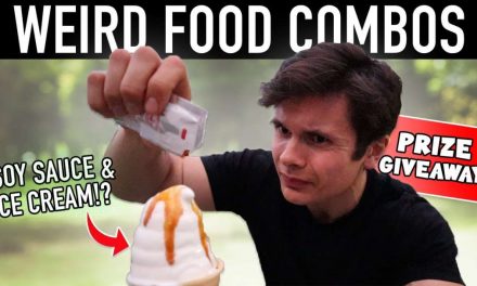 Trying My Subscribers WEIRD FOOD COMBINATIONS | Prize Giveaway