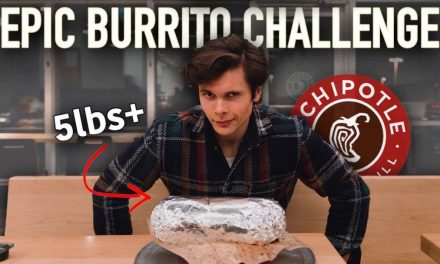 Upper Body Workout AND Epic Post Workout Chipotle Burrito Food Challenge  *OVER 5LBS*