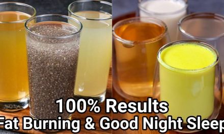 7 Drinks For Fat Burn Weight Loss & Better Sleep At Night | Stress Relieve Natural Homemade Drinks