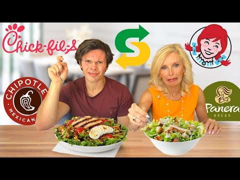 Who Makes The Best Fast Food Salad? *Taste Test With Will Tennyson*