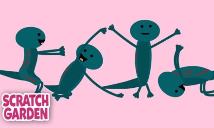 Salamander Yoga – Now With A PUPPY! | 5-minute Yoga Break | Scratch Garden