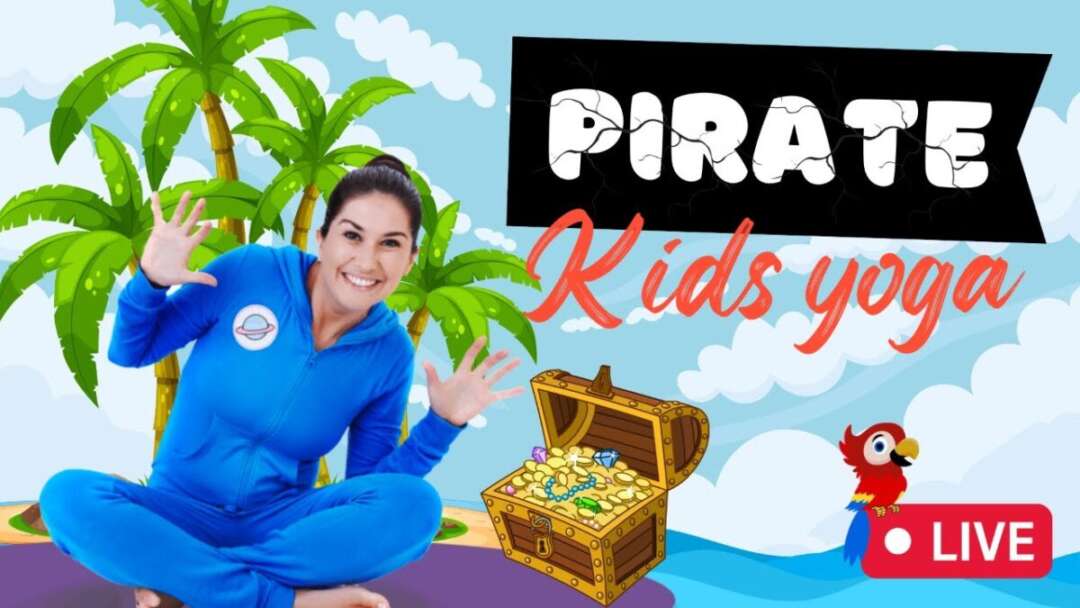 🔴 Pirate Kids Yoga – LIVE! 🏴‍☠️ – Fun Movement For Kids!