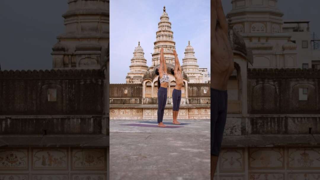 Ashtanga Yoga Sun Salutation A (with Indian Siblings)