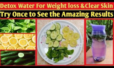 Detox Water For Clear Skin And Weight Loss | No Diet And No Exercise | Ready In 2 Minutes