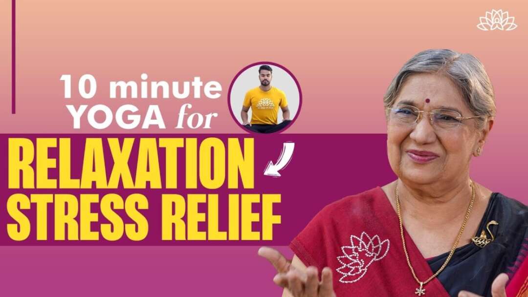 10 Min Morning Yoga For Anxiety & Stress | Yoga To De-Stress And Relax | Yoga For Anxiety