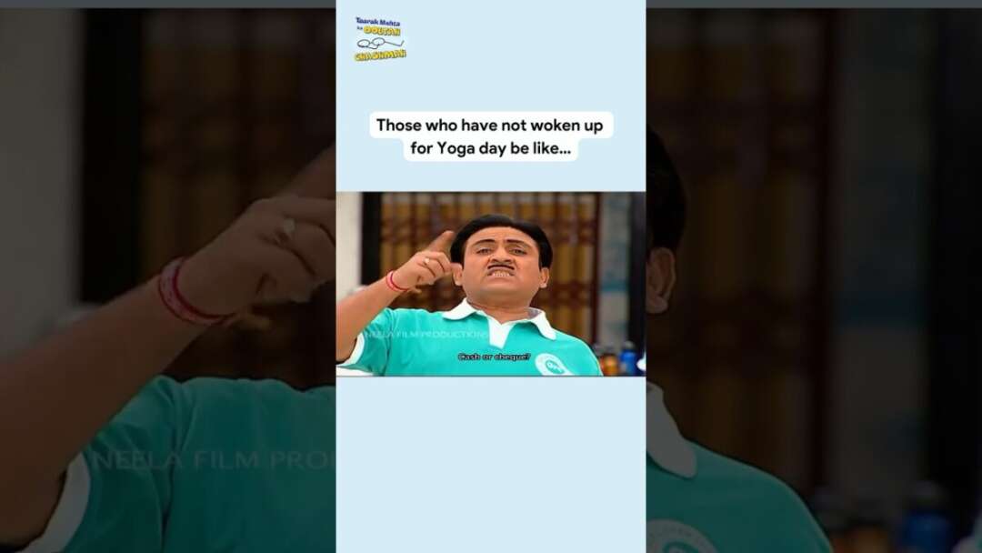 🤣🤣🤣 #tmkoc #tarakmehta #taarakmehta #yoga #internationalyogaday  #yogaday
