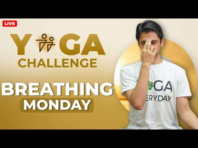 FREE 6 Days YOGA | Day 1 | Light Yoga & Breathing | Saurabh Bothra Yoga | Live M