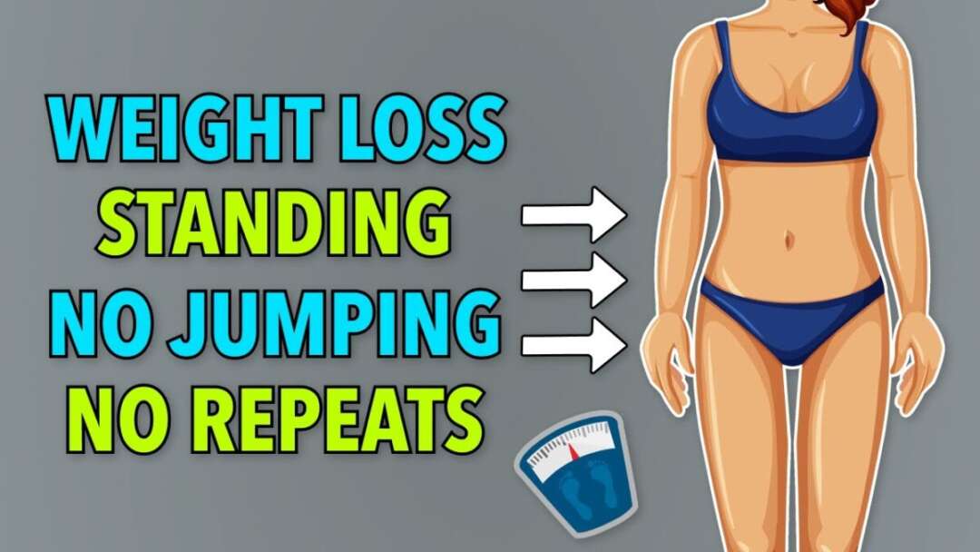 STANDING WEIGHT LOSS WORKOUT – NO JUMPING, NO REPEATS