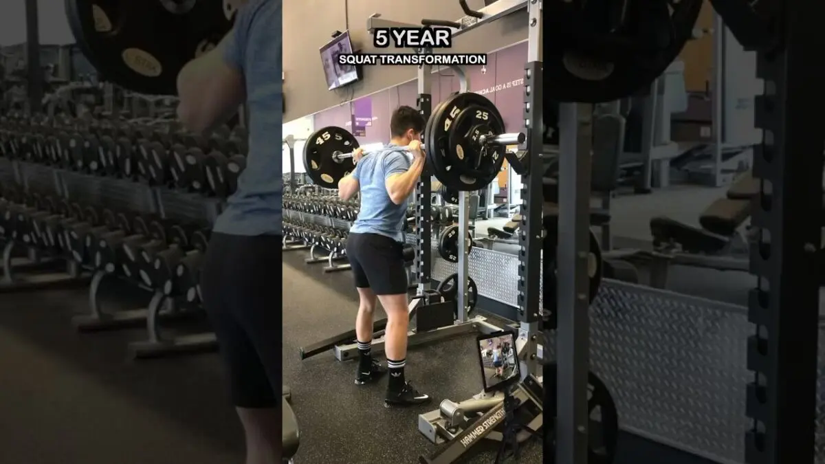 Natural Bodybuilder 5 Year Squat Transformation