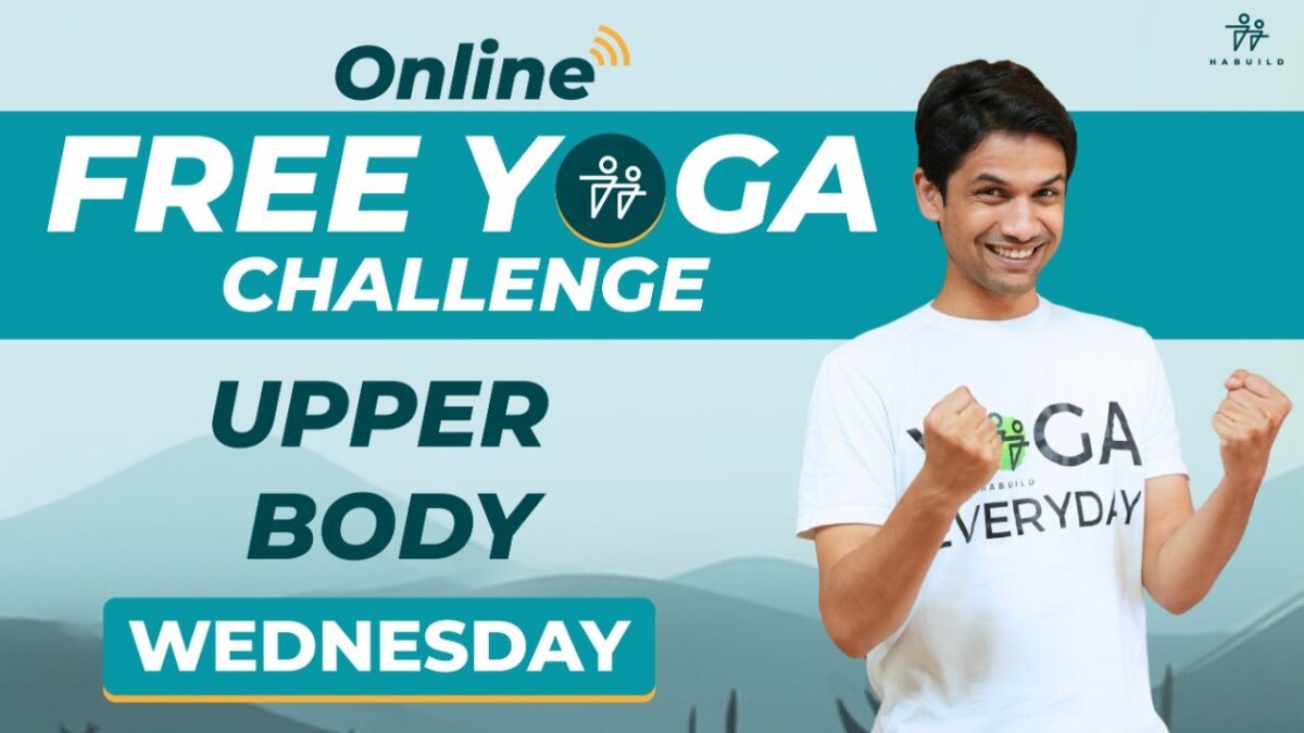 Habuild YOGA Challenge | Upper Body | Saurabh Bothra Yoga | Live M