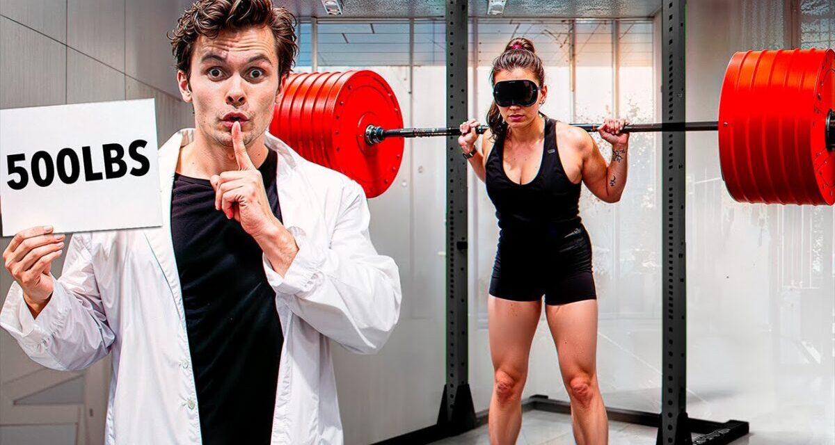 How Strong Are You Blindfolded? (Experiment)