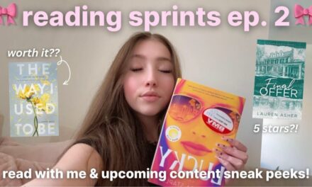 READING SPRINTS Ep.2 🌸 Hangout With Me & Content Sneak Peaks!