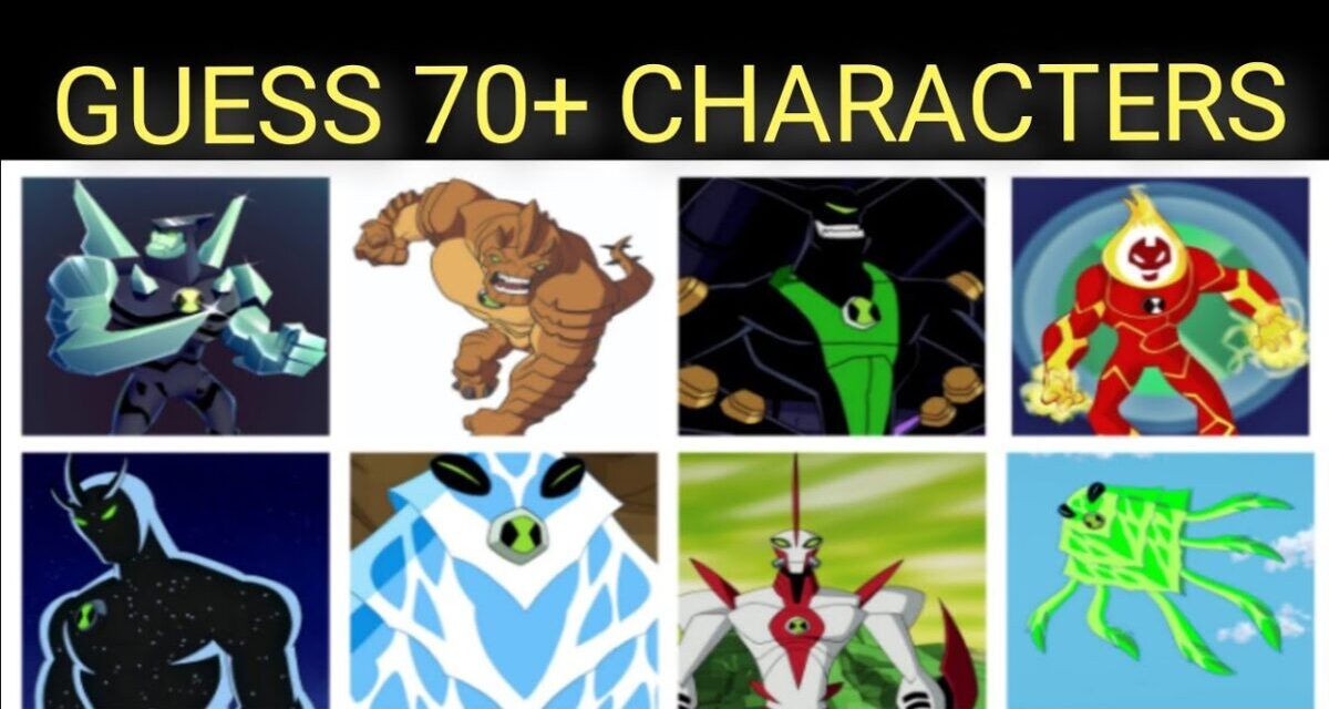 CAN YOU GUESS 70+ BEN 10 SUPERHEROES.