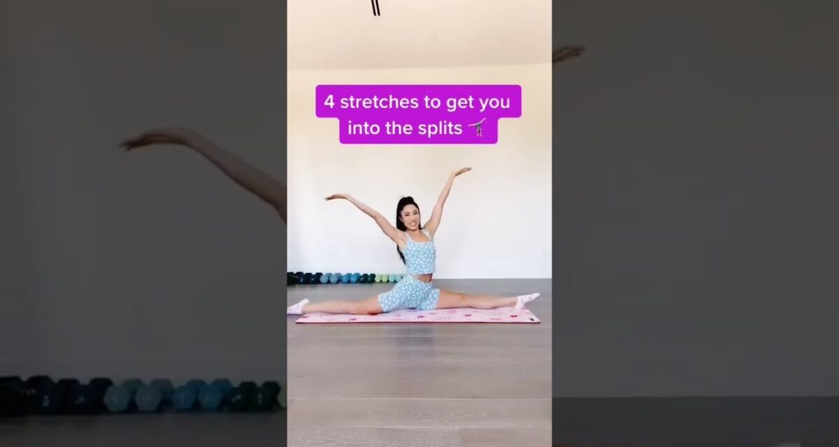 Want To Achieve A Front Split? Try These 4 Stretches ✨#fitness #pilates #split #flexibility