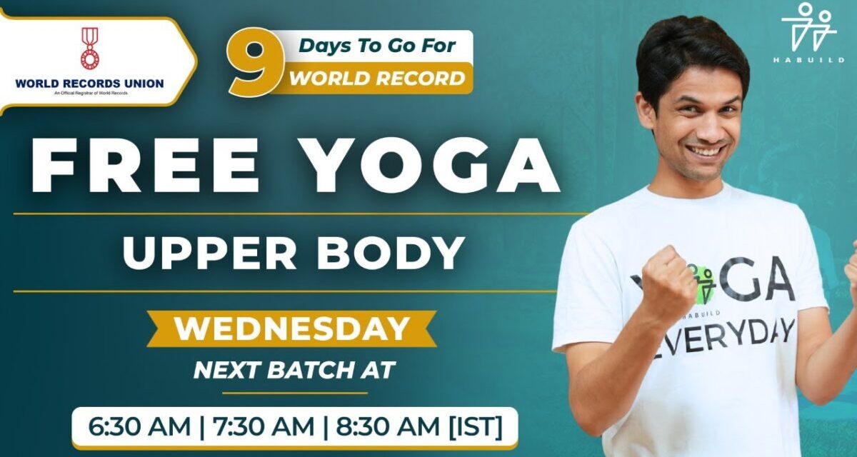 Habuild YOGA | Upper Body |  @saurabhbothra  Yoga | Live M