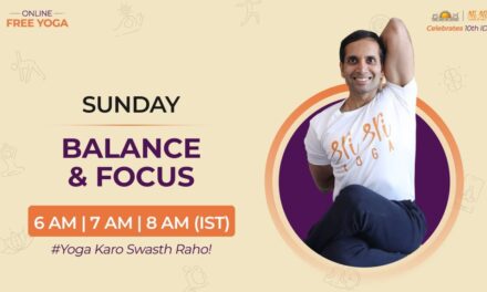 ART OF LIVING | FREE YOGA | Sunday – BALANCE & FOCUS | LIVE – MORNING