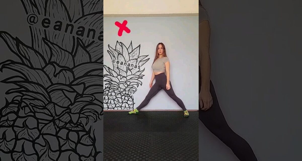 EASY Front Split Tutorial 🔥#shorts #stretching #gymnast #homeworkout #yoga #flexibility #tips