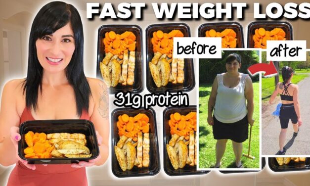 My Easy High Protein Meal Prep For FAST WEIGHT LOSS (-130lbs)