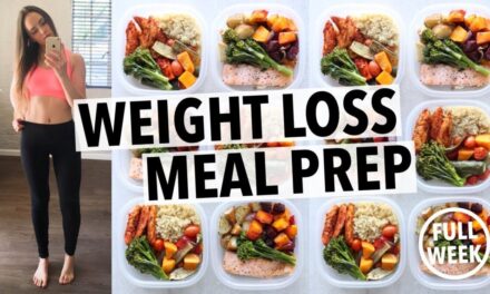 WEIGHT LOSS MEAL PREP FOR WOMEN (1 WEEK IN 1 HOUR)