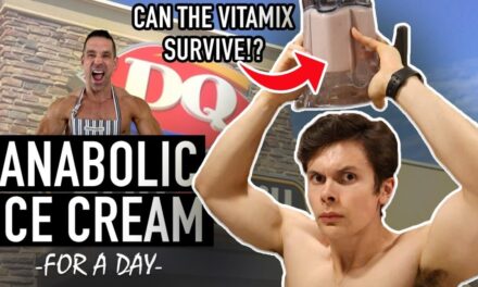 Only Eating Anabolic ICE CREAM For 24 HOURS | Healthy Ice Cream + My Shoulder Workout