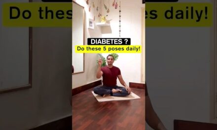5 Yoga Poses For DIABETES Care #yoga #dailyroutine #diabetes #lifesyle #healthtips #fitness