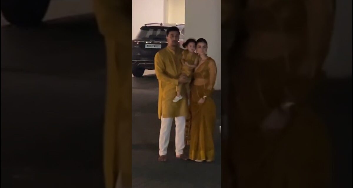 Alia Celebrated Diwali With Raha And Ranbir🎇🪔#shorts#diwali#ranbirkapoor#aliabhatt#diwalievent#love