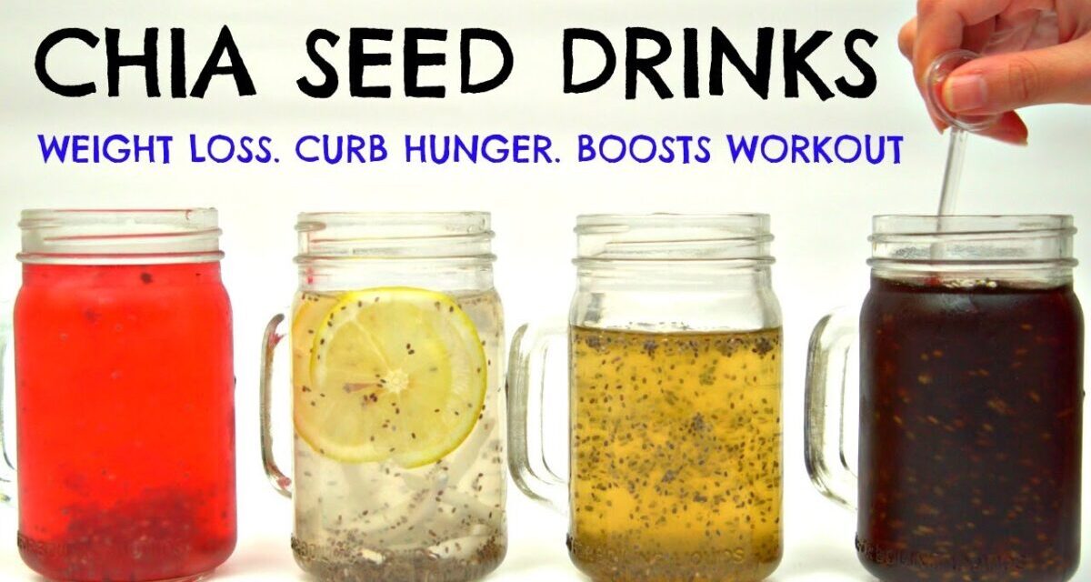 Chia Seed Drinks For Weight Loss & Curb Hunger | Joanna Soh