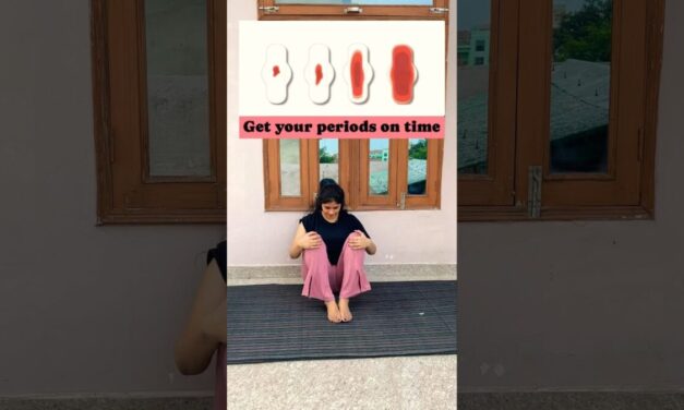 Get Your Periods On Time 🕰️ #periods #periodpain #yoga #yogapractice #viralvideo #subscribe #shorts