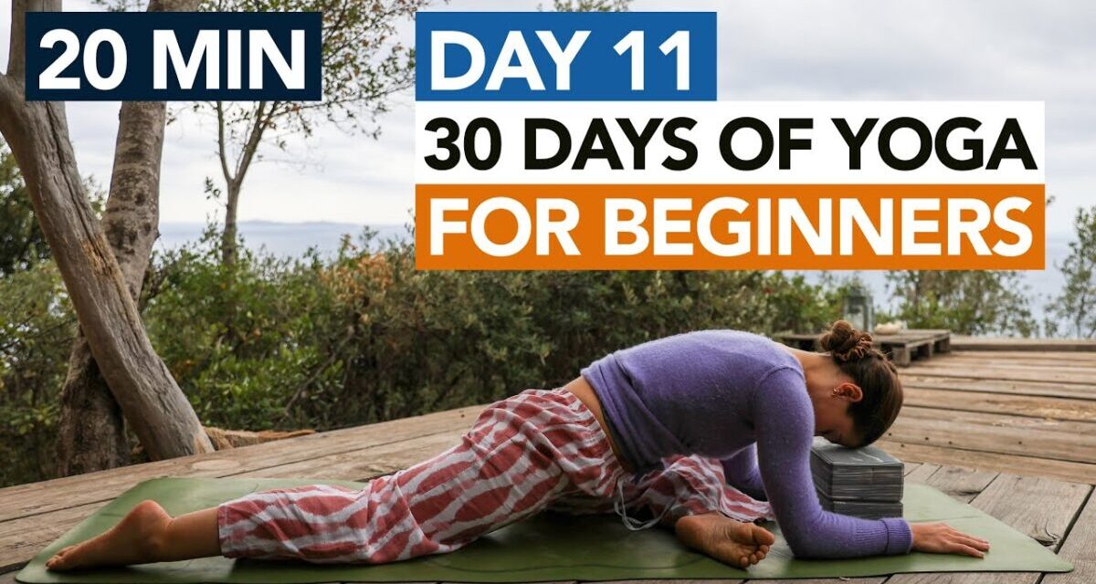 20 Min Gentle Yoga Routine (Day 11) 30 Days Of Yoga For Beginners