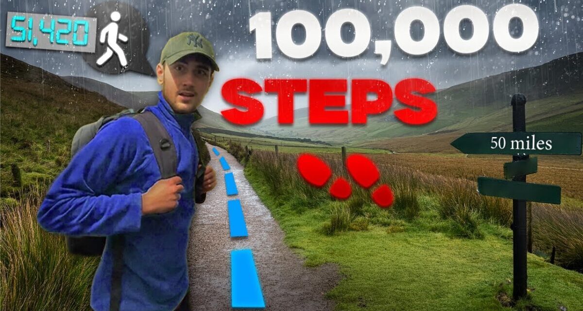 I Walked 100,000 Steps In 24 HOURS